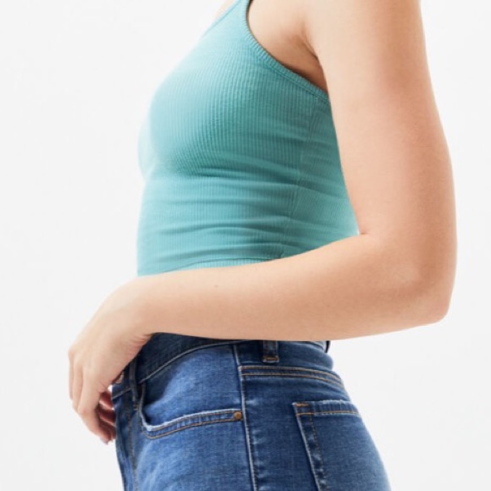 pacsun denim shortie shorts | size 29, high rise